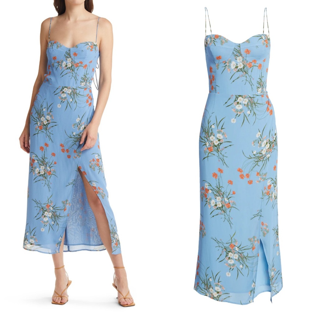 Reformation Kourtney Midi Dress In Arles